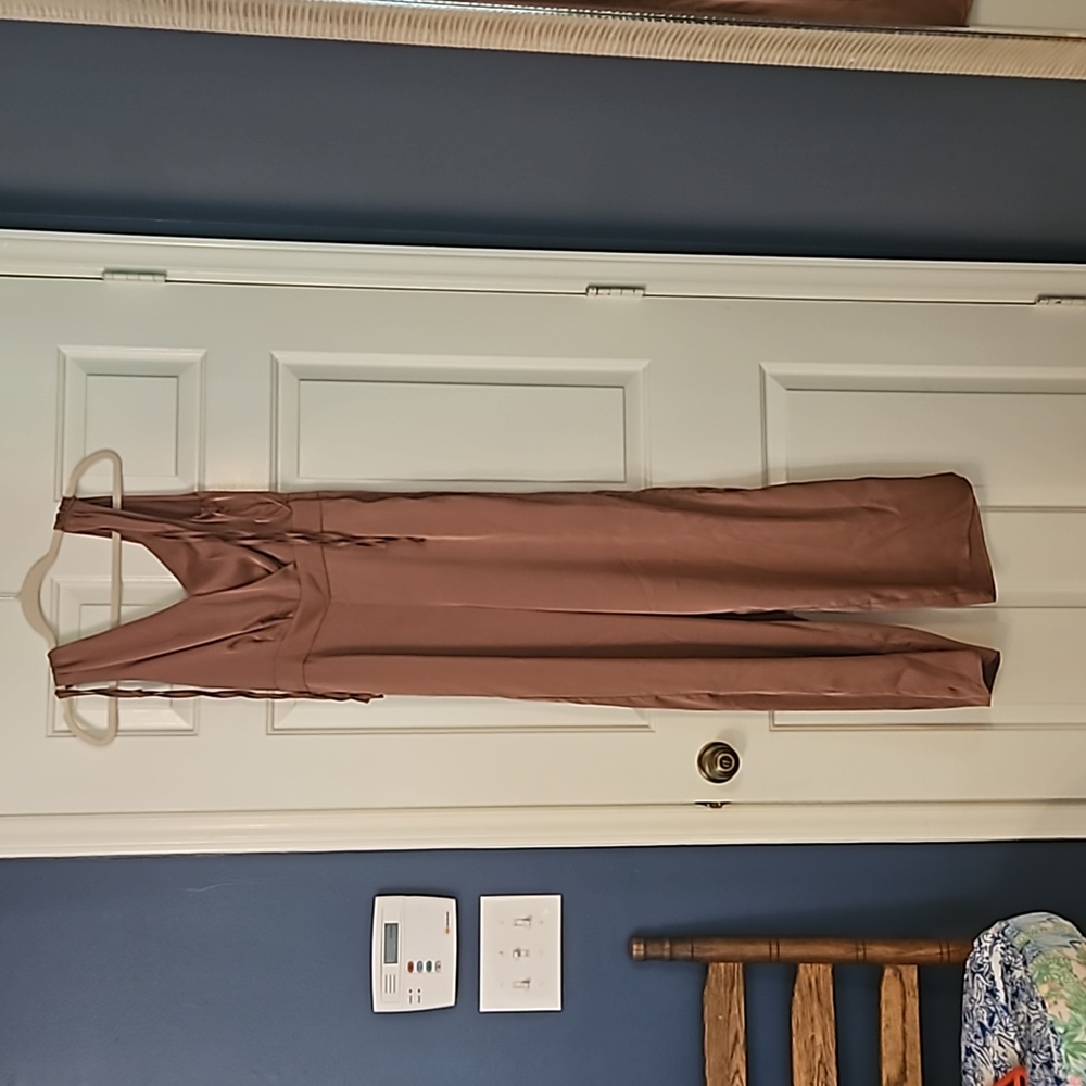 Nwt skies are blue satin jumpsuit